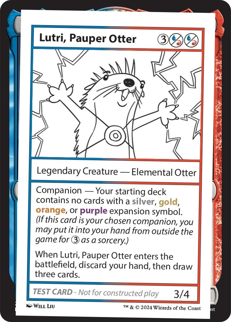 Lutri, Pauper Otter (Mystery Booster 2 Playtest Cards)