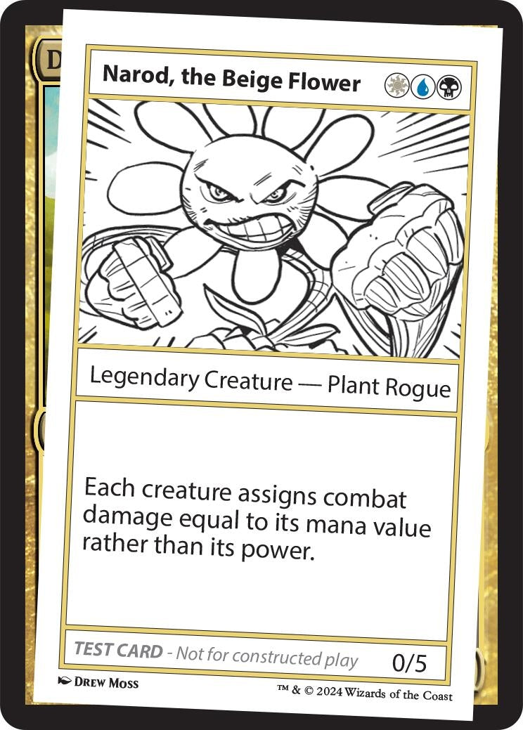 Narod, the Beige Flower (Mystery Booster 2 Playtest Cards)
