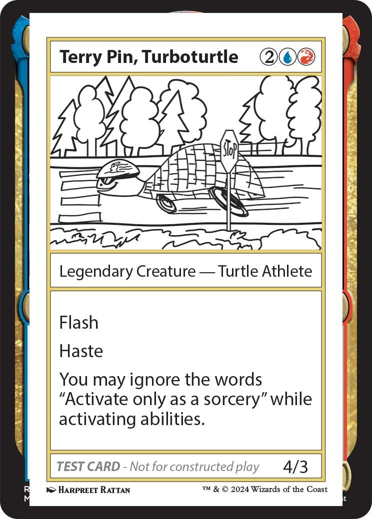 Terry Pin, Turboturtle (Mystery Booster 2 Playtest Cards)