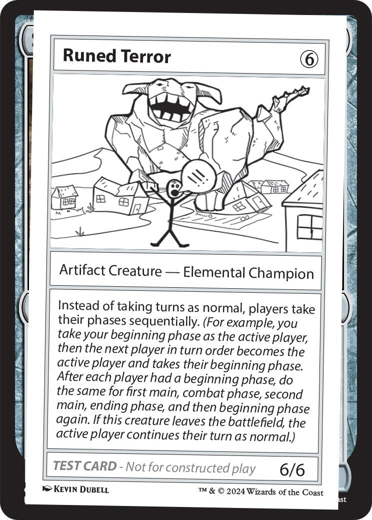 Runed Terror (Mystery Booster 2 Playtest Cards)