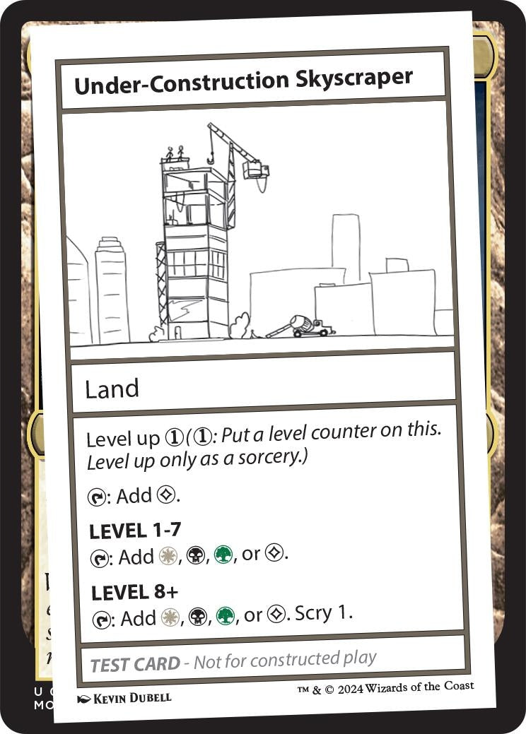 Under-Construction Skyscraper (Mystery Booster 2 Playtest Cards)