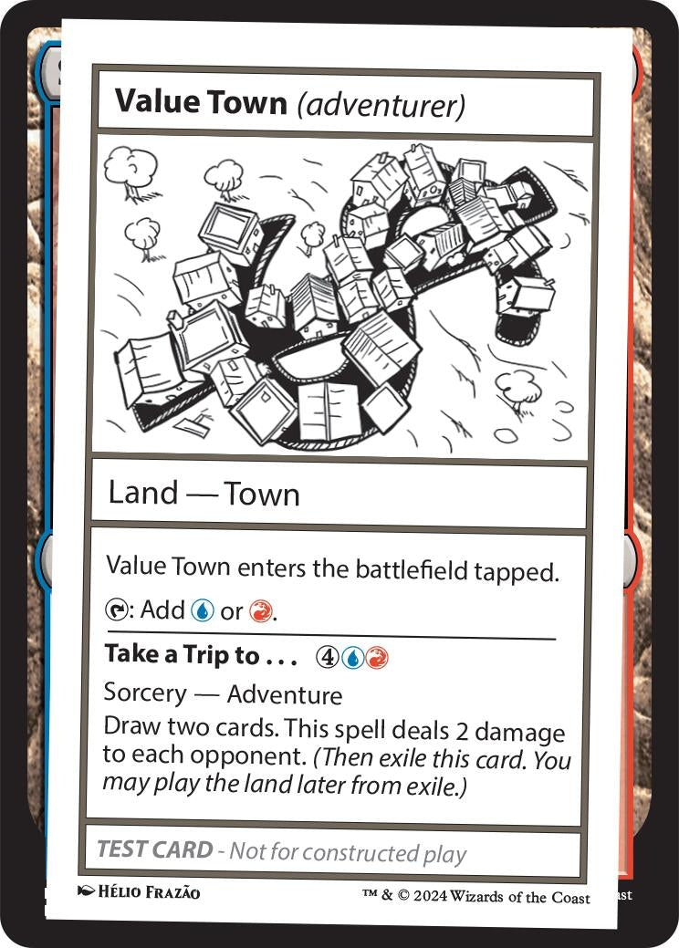 Value Town (adventurer) (Mystery Booster 2 Playtest Cards)