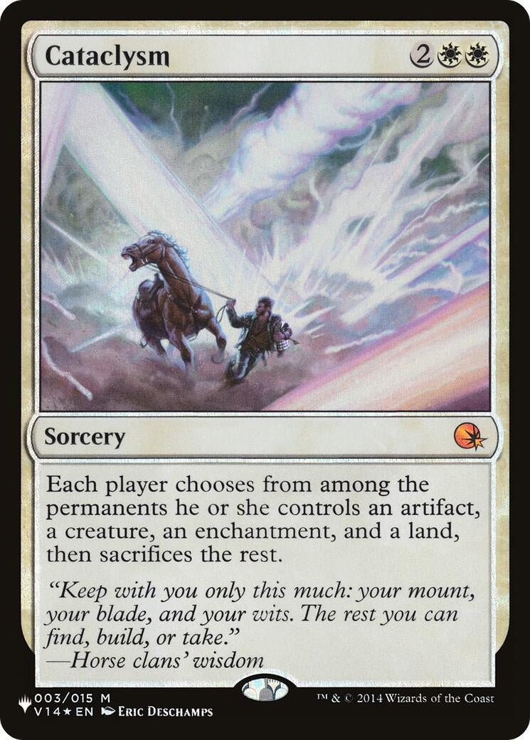 Cataclysm (003/015) (The List Reprints)