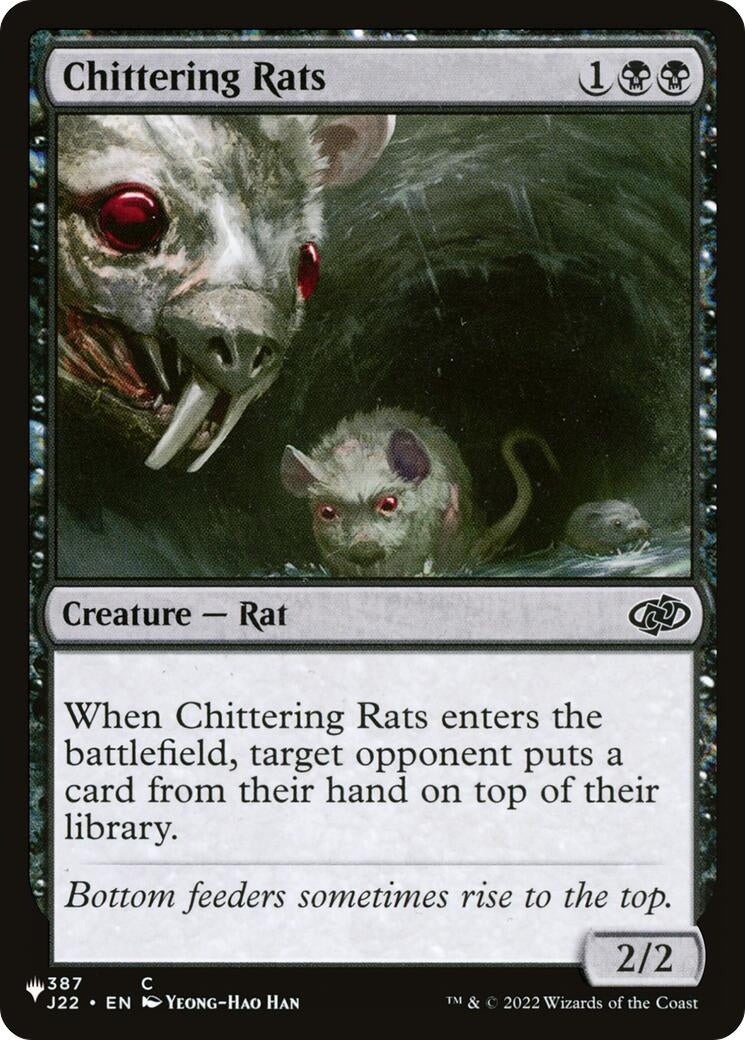 Chittering Rats (387/051) (The List Reprints)
