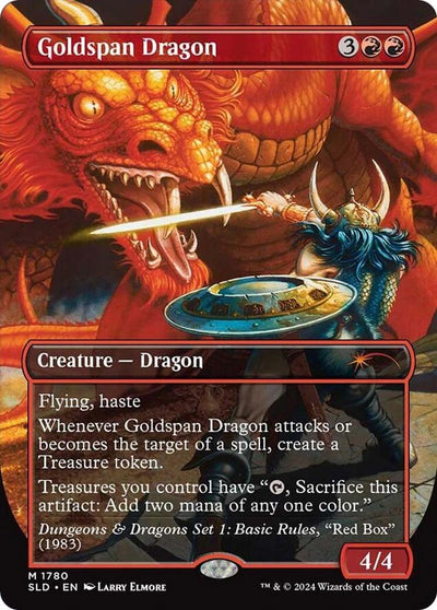 Goldspan Dragon (1780) (Secret Lair Drop Series) (SLD)