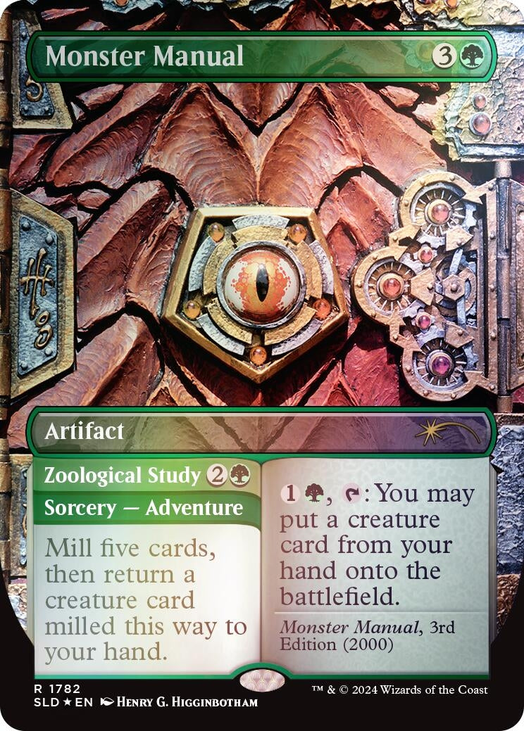 Monster Manual (Rainbow Foil) (1782) (Secret Lair Drop Series)