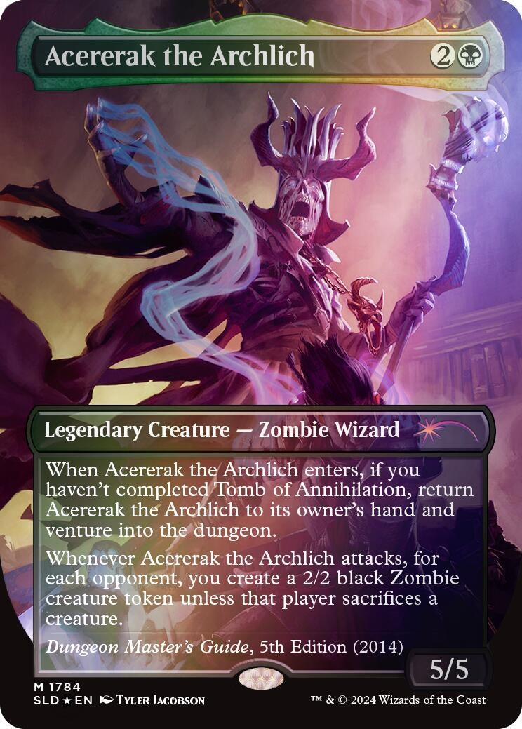 Acererak the Archlich (Rainbow Foil) (1784) (Secret Lair Drop Series)