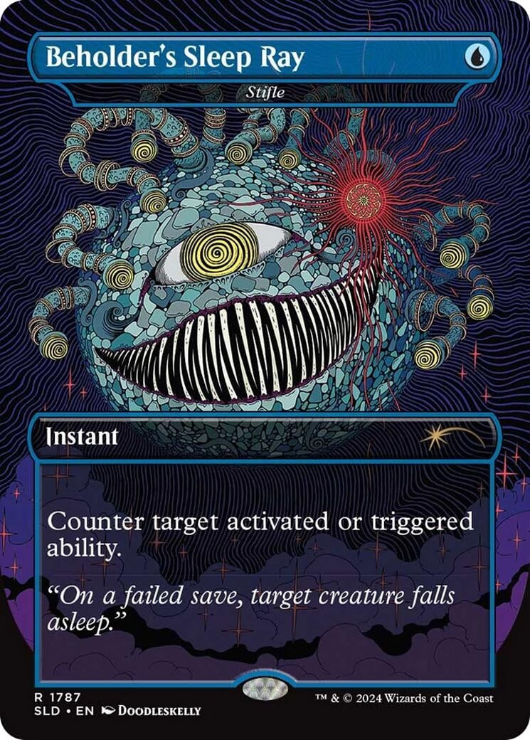 Beholder's Sleep Ray - Stifle (1787) (Secret Lair Drop Series)