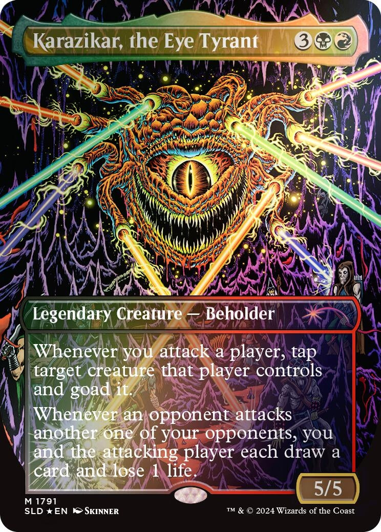 Karazikar, the Eye Tyrant (Rainbow Foil) (1791) (Secret Lair Drop Series)