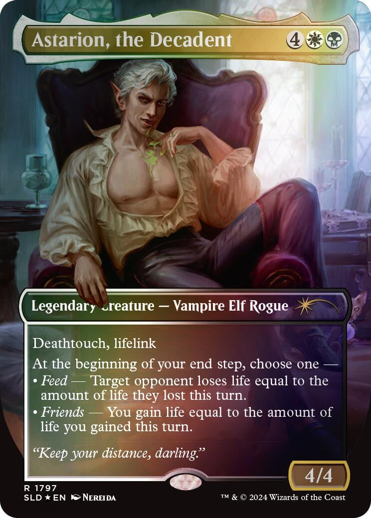 Astarion, the Decadent (Rainbow Foil) (1797) (Secret Lair Drop Series)