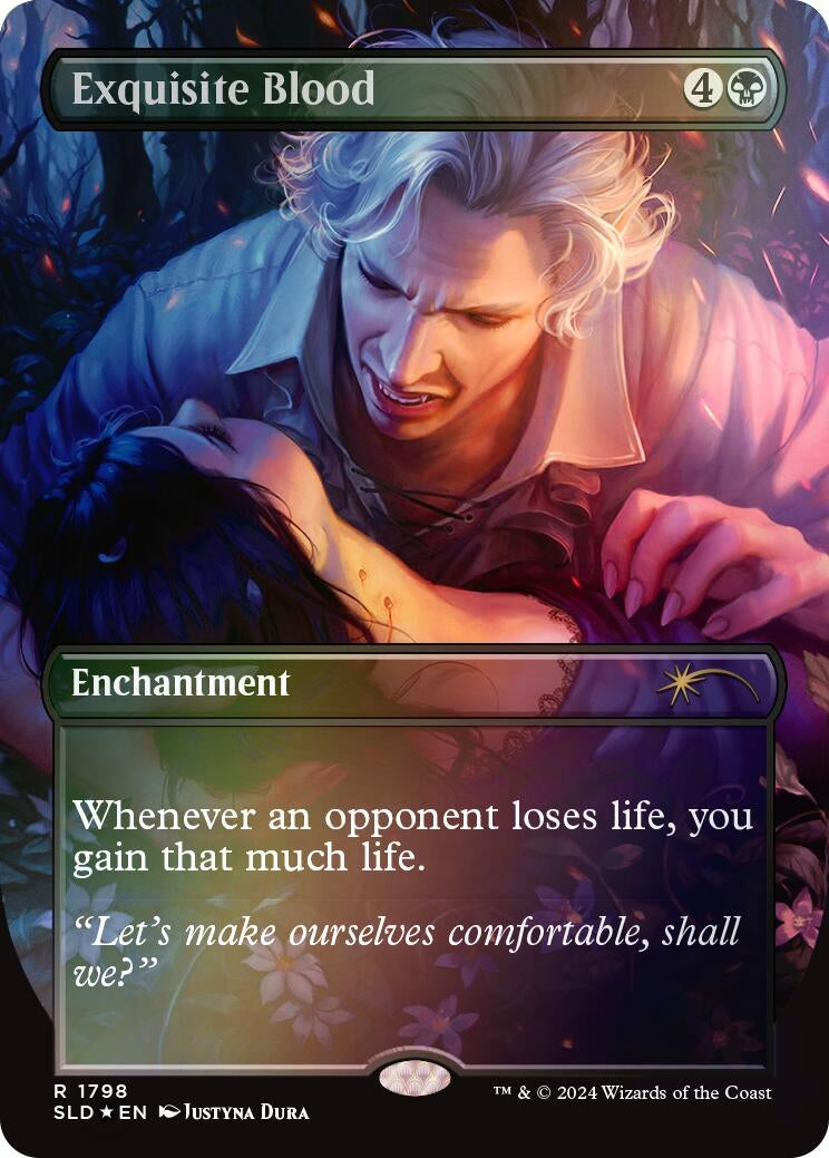 Exquisite Blood (Rainbow Foil) (1798) (Secret Lair Drop Series)