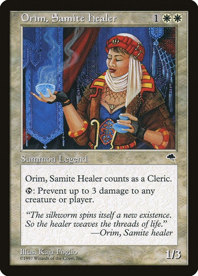 Orim, Samite Healer (33) (Tempest)