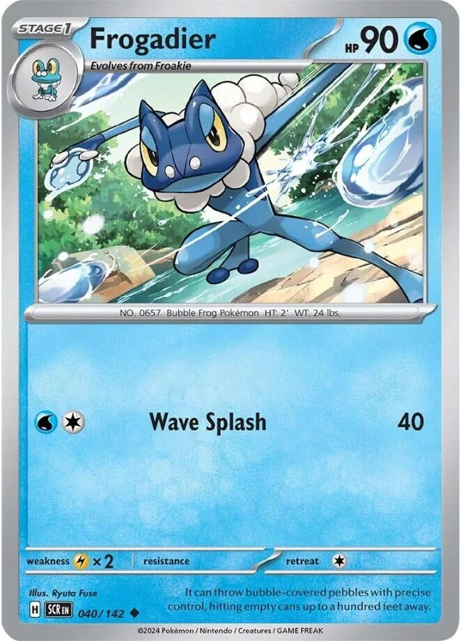 Image for Frogadier (040/142) (SV07: Stellar Crown) - Pokemon