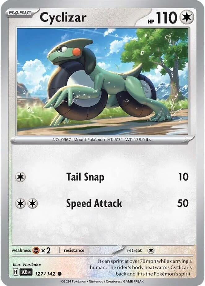 Image for Cyclizar (127/142) (SV07: Stellar Crown) - Pokemon