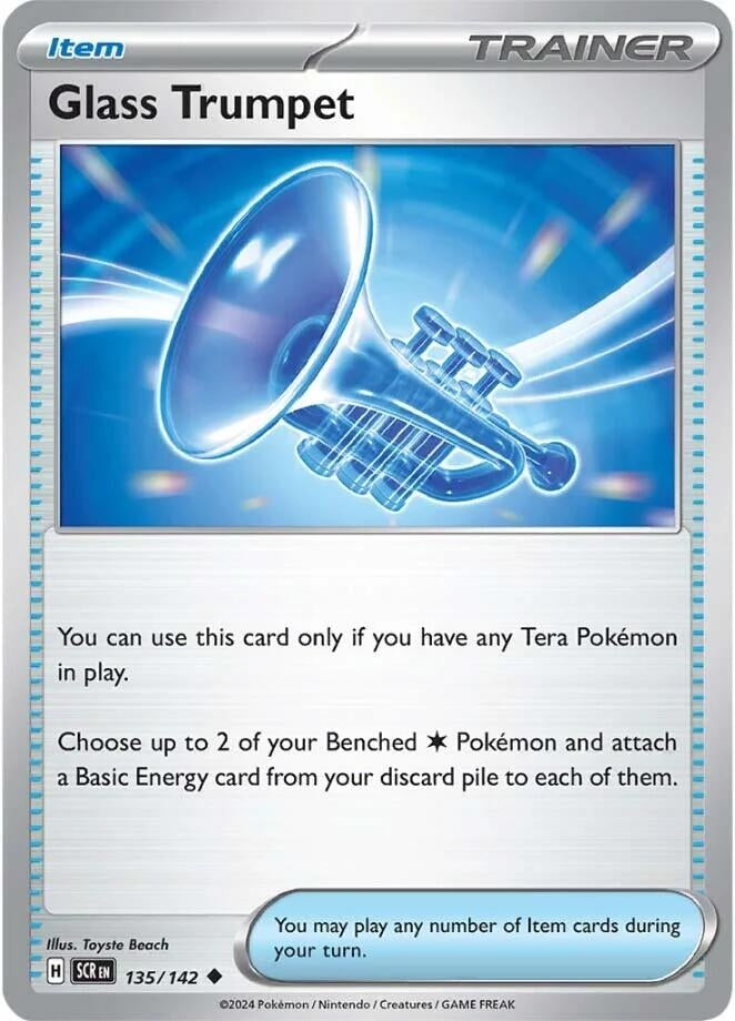Image for Glass Trumpet (135/142) (SV07: Stellar Crown) - Pokemon