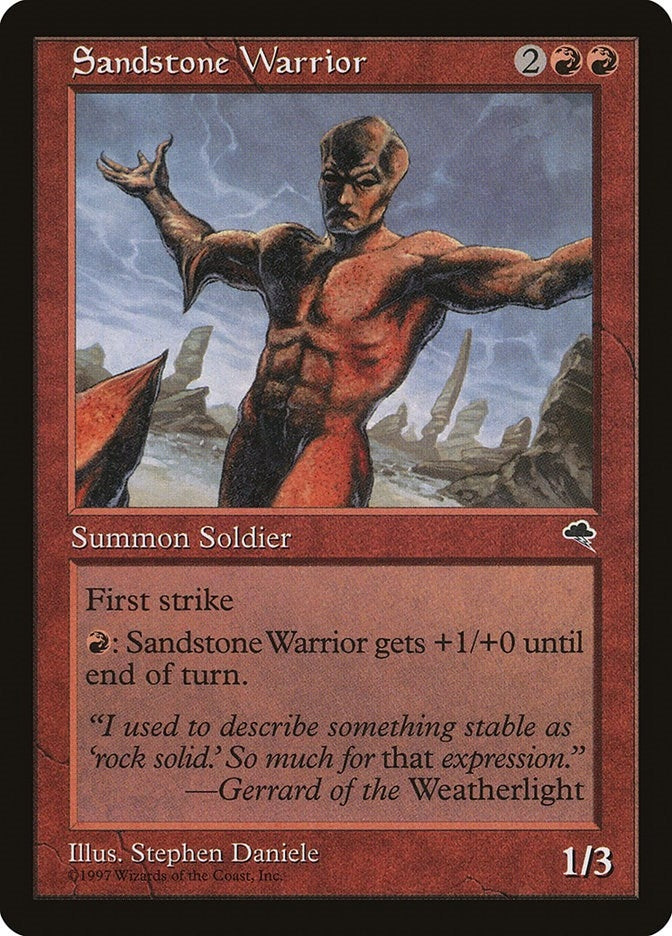 Sandstone Warrior (199) (Tempest)