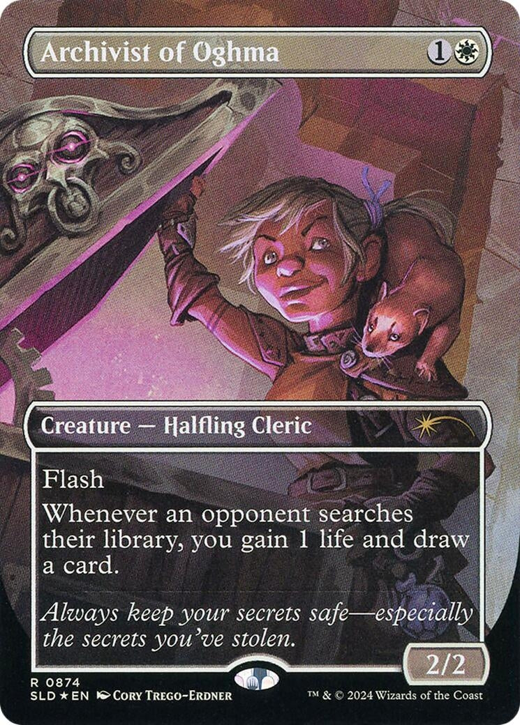 Archivist of Oghma (Rainbow Foil) (874) (Secret Lair Drop Series)