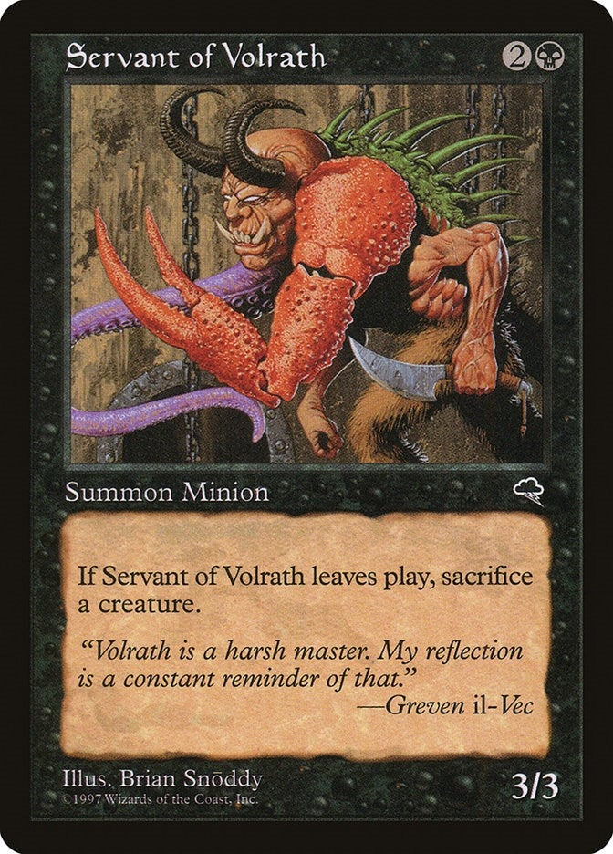 Servant of Volrath (156) (Tempest)