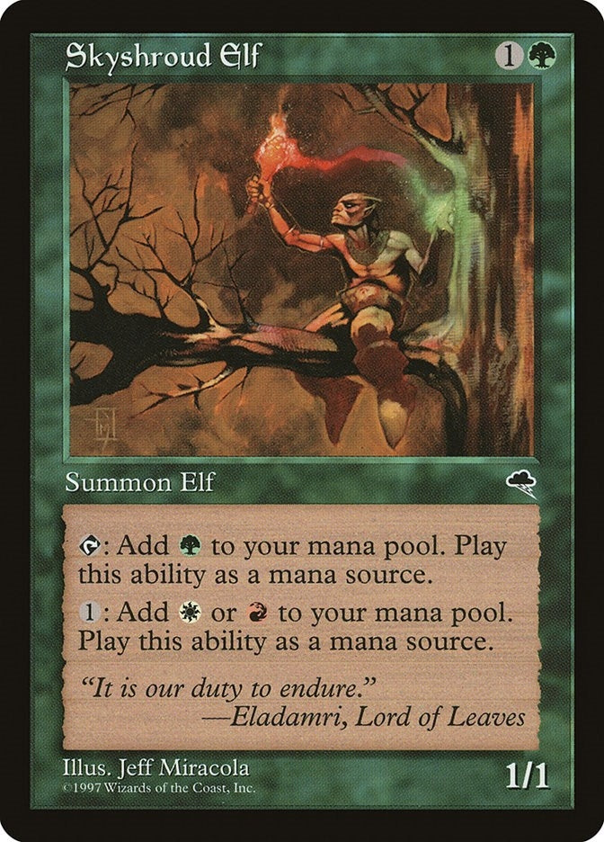 Skyshroud Elf (255) (Tempest)