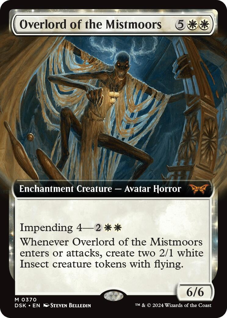 Overlord of the Mistmoors (Extended Art) (370) (Duskmourn: House of Horror)