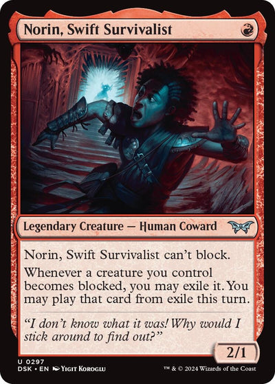 Norin, Swift Survivalist (0297) (297) (Duskmourn: House of Horror)