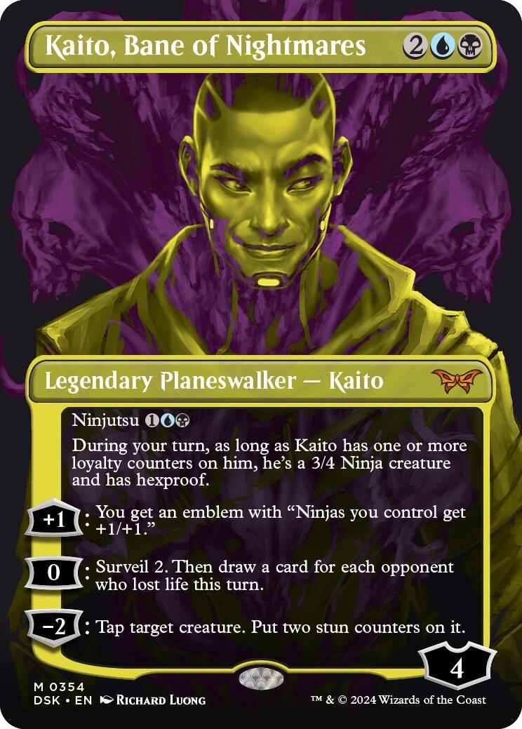 Kaito, Bane of Nightmares (Showcase) (354) (Duskmourn: House of Horror)