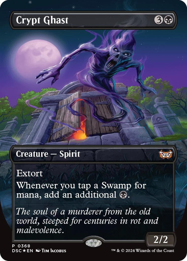 Crypt Ghast (Borderless) (368) (Commander: Duskmourn: House of Horror)