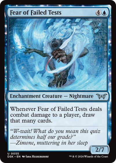 Fear of Failed Tests (55) (Duskmourn: House of Horror)