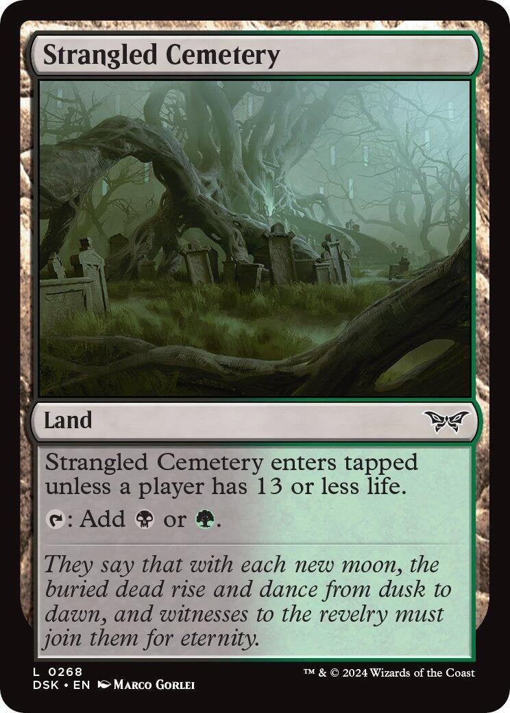 Strangled Cemetery (268) (Duskmourn: House of Horror)