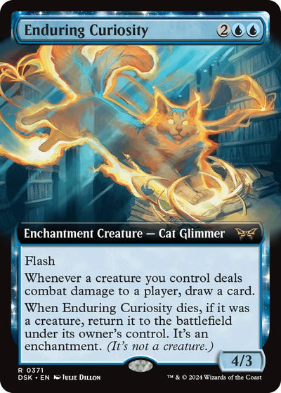 Enduring Curiosity (Extended Art) (371) (Duskmourn: House of Horror)