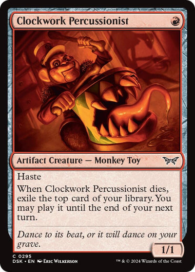 Clockwork Percussionist (0295) (295) (Duskmourn: House of Horror)