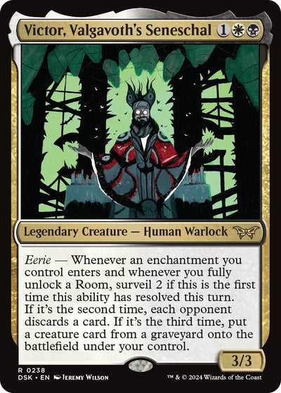 Victor, Valgavoth's Seneschal (238) (Duskmourn: House of Horror)