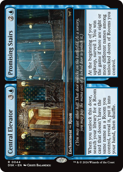 Central Elevator // Promising Stairs (44) (Duskmourn: House of Horror)