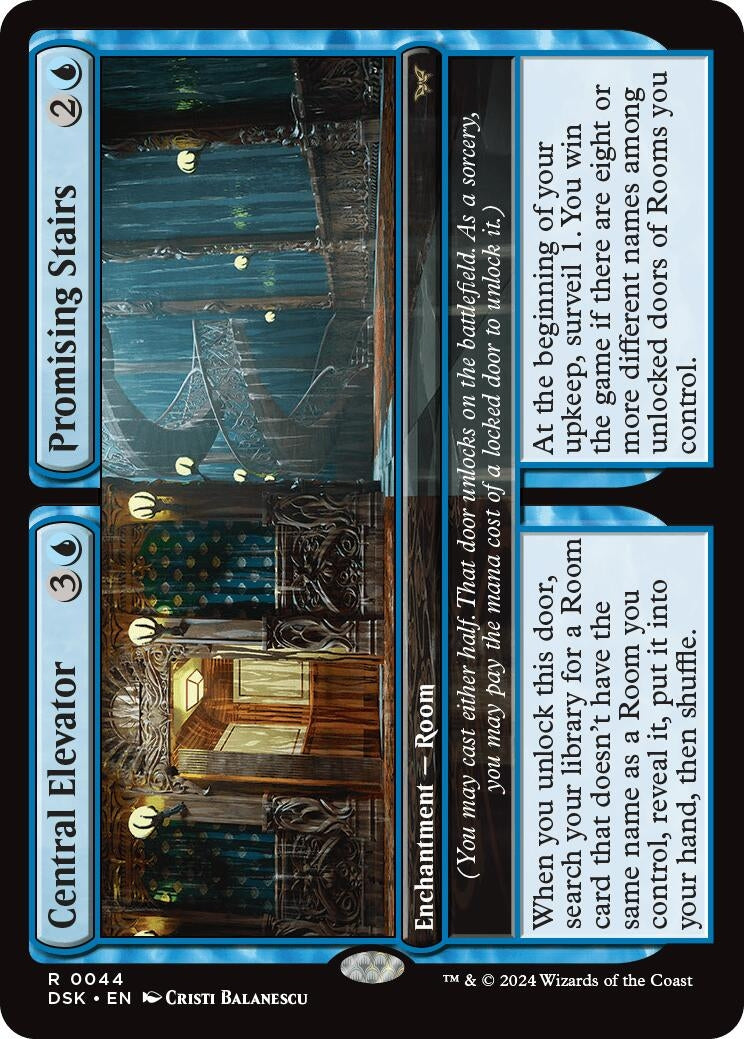 Central Elevator // Promising Stairs (44) (Duskmourn: House of Horror)