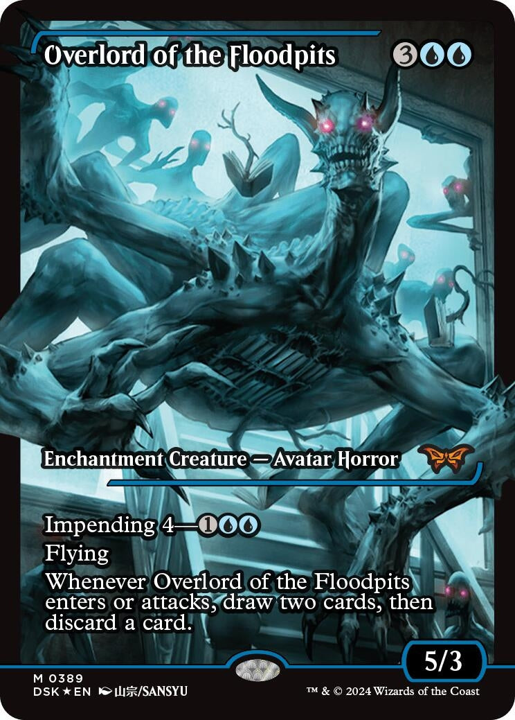 Overlord of the Floodpits (Showcase) (389) (Duskmourn: House of Horror)