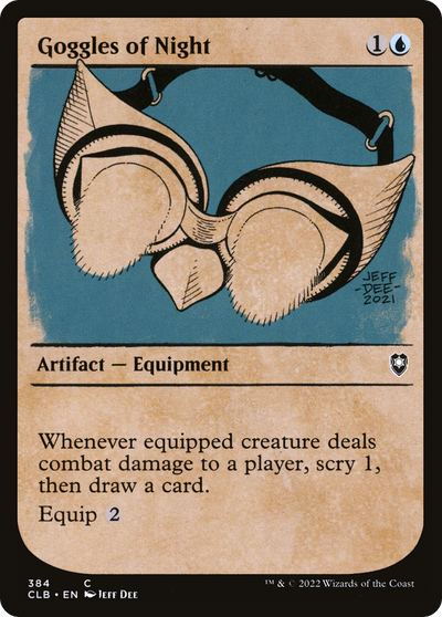 Goggles of Night (CLB-384) - Commander Legends: Battle for Baldur's Gate: (Showcase)