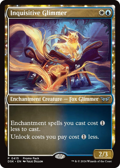 Inquisitive Glimmer (415) (Promo Pack: Duskmourn: House of Horror)