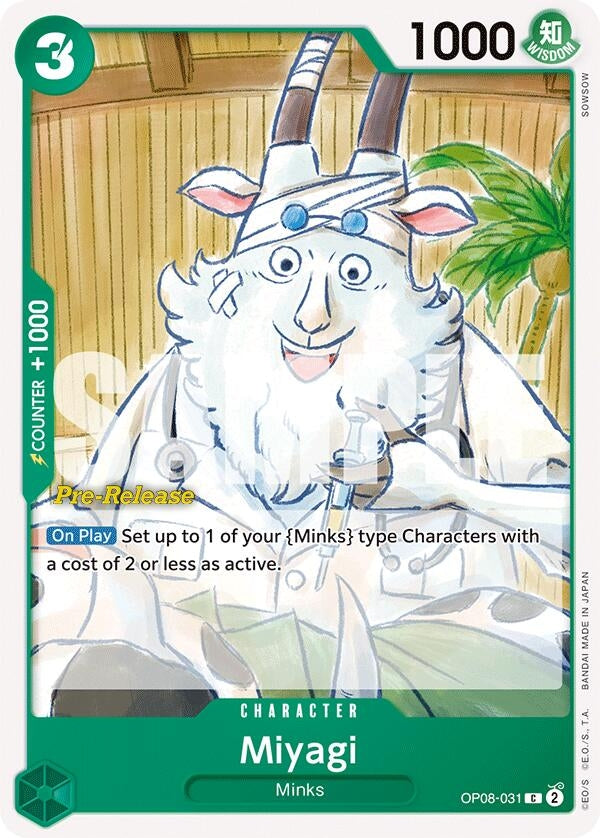 Image for Miyagi (OP08-031) (Two Legends Pre-Release Cards) - One Piece Card Game