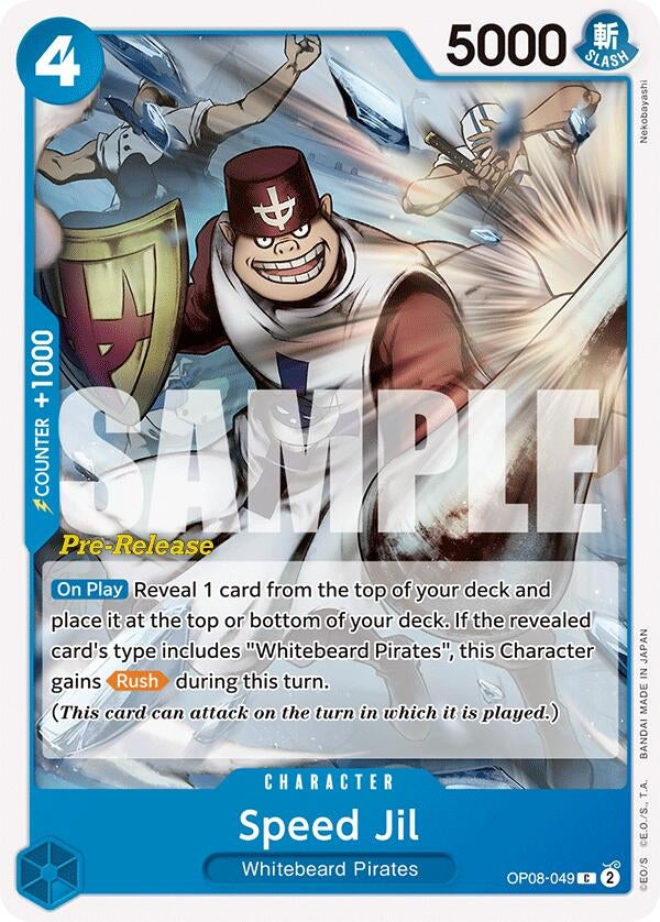 Image for Speed Jil (OP08-049) (Two Legends Pre-Release Cards) - One Piece Card Game
