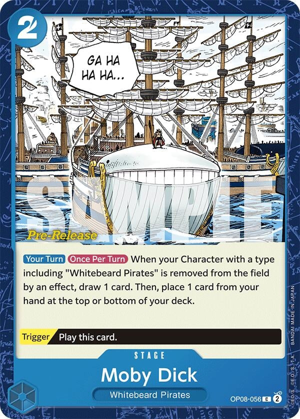 Moby Dick (OP08-056) (Two Legends Pre-Release Cards)