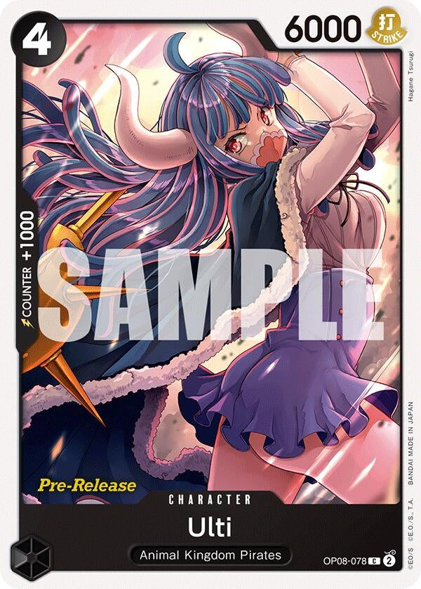 Image for Ulti (OP08-078) (Two Legends Pre-Release Cards) - One Piece Card Game