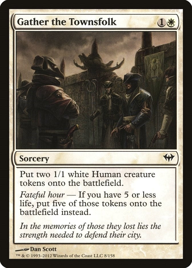 Gather the Townsfolk (8) (Dark Ascension)