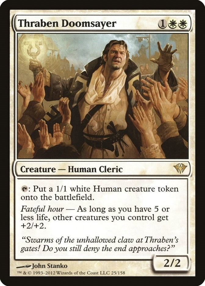 Thraben Doomsayer (25) (Dark Ascension)