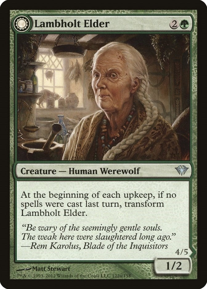 Lambholt Elder (122) (Dark Ascension)