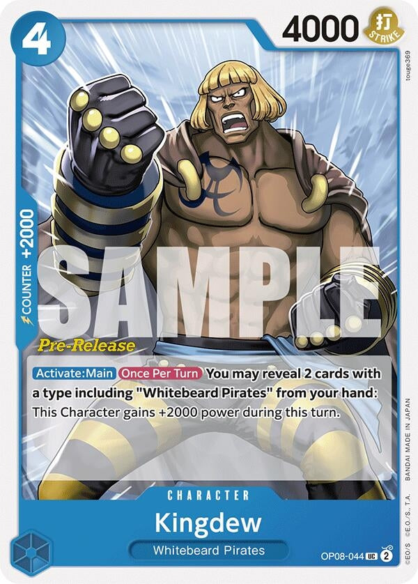 Image for Kingdew (OP08-044) (Two Legends Pre-Release Cards) - One Piece Card Game