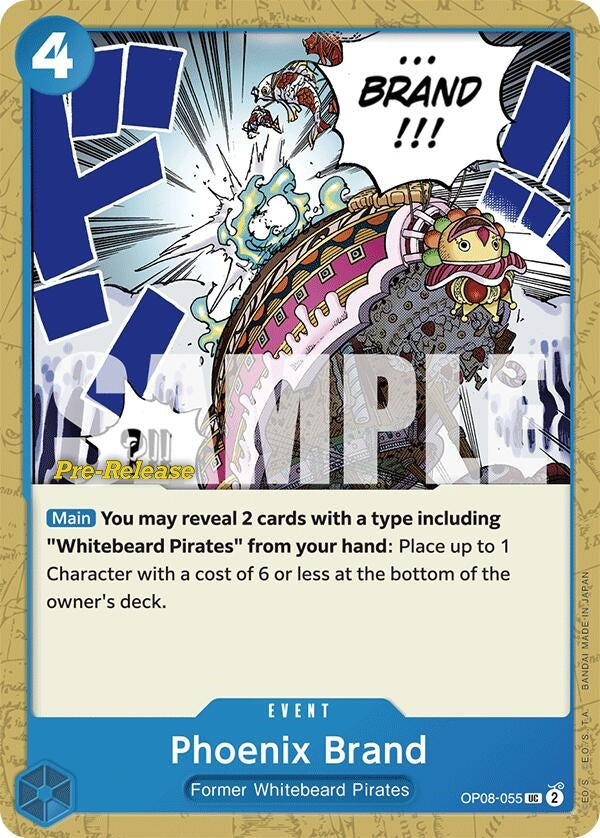 Image for Phoenix Brand (OP08-055) (Two Legends Pre-Release Cards) - One Piece Card Game