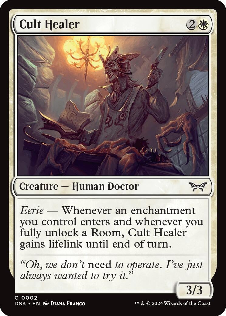 Cult Healer (2) (Duskmourn: House of Horror)