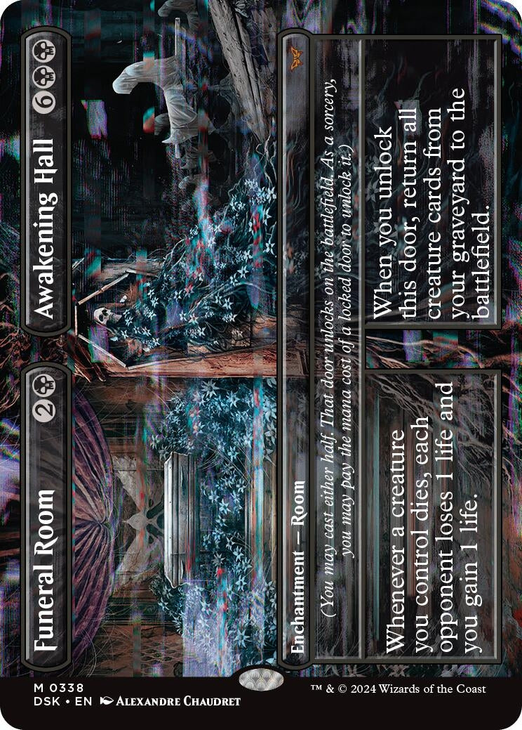 Funeral Room // Awakening Hall (Borderless) (338) (Duskmourn: House of Horror)