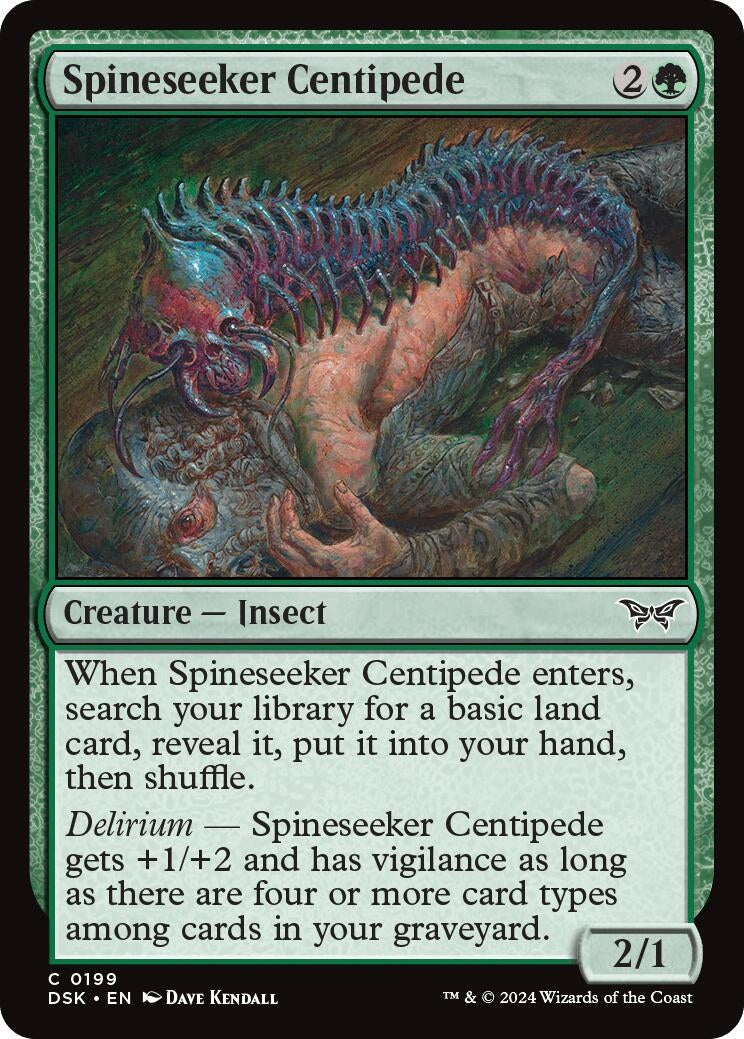Spineseeker Centipede (199) (Duskmourn: House of Horror)