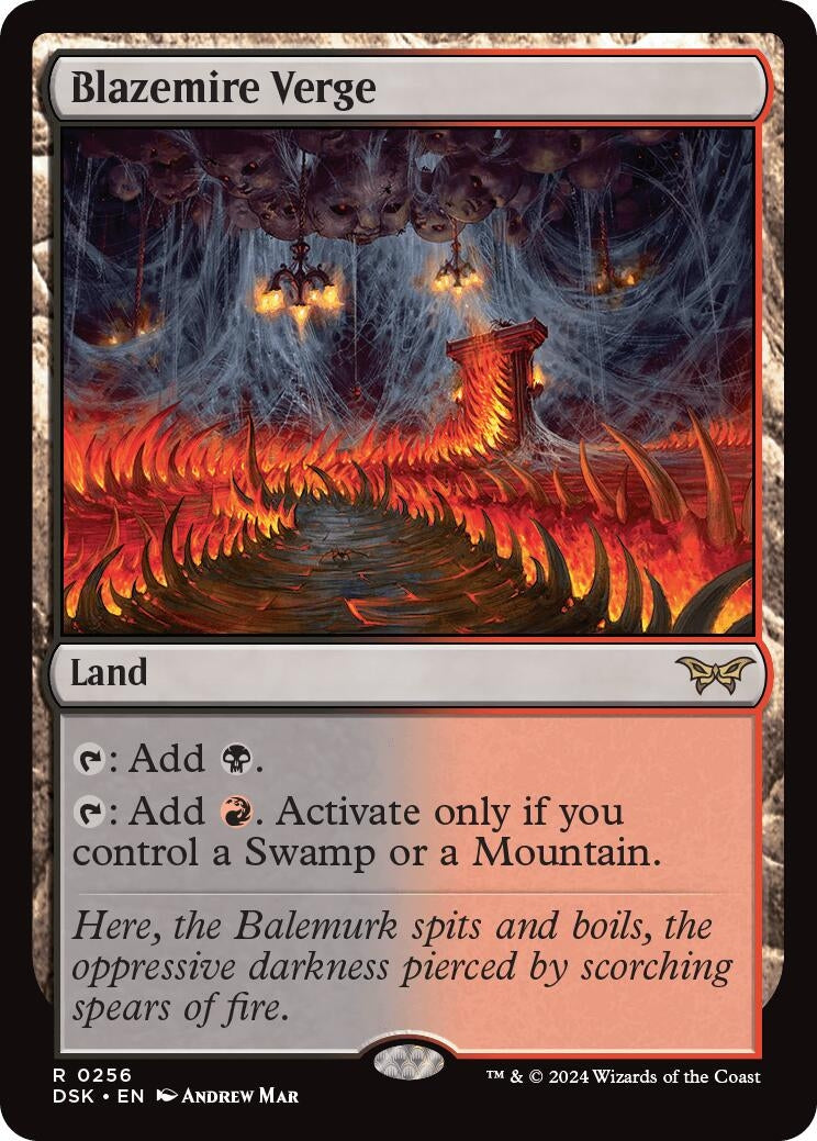 Blazemire Verge (256) (Duskmourn: House of Horror) (DSK)